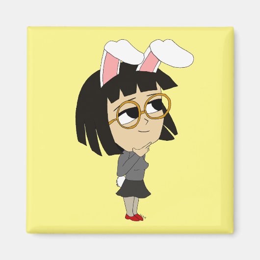 Chibi Bunnygirl Magnet (Vorne)