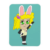 Chibi Bunnygirl Magnet (Vertikal)