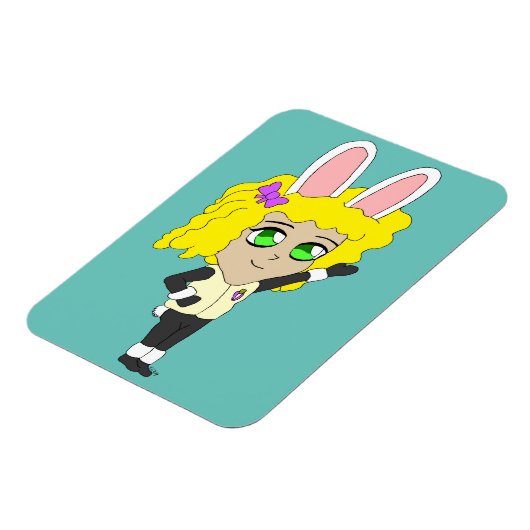 Chibi Bunnygirl Magnet (Linke Seite)