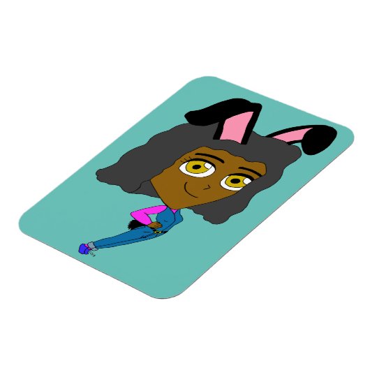 Chibi Bunnygirl Magnet (Linke Seite)