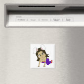Chibi Bunnygirl Magnet (In Situ (Geschirrspüler))