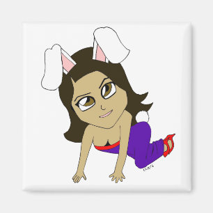 Chibi Bunnygirl Magnet
