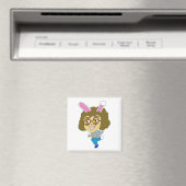 Chibi Bunnygirl Magnet (In Situ (Geschirrspüler))