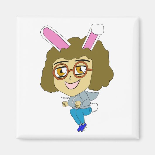 Chibi Bunnygirl Magnet (Vorne)