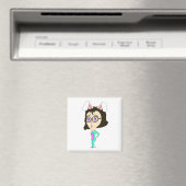 Chibi Bunnygirl Magnet (In Situ (Geschirrspüler))