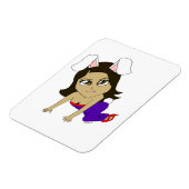 Chibi-Bunnygirl-Magnet Magnet (Linke Seite)