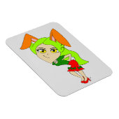 Chibi-Bunnygirl-Magnet Magnet (Rechte Seite)