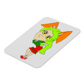 Chibi-Bunnygirl-Magnet Magnet (Linke Seite)