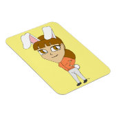 Chibi-Bunnygirl-Magnet Magnet (Rechte Seite)