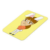 Chibi-Bunnygirl-Magnet Magnet (Linke Seite)