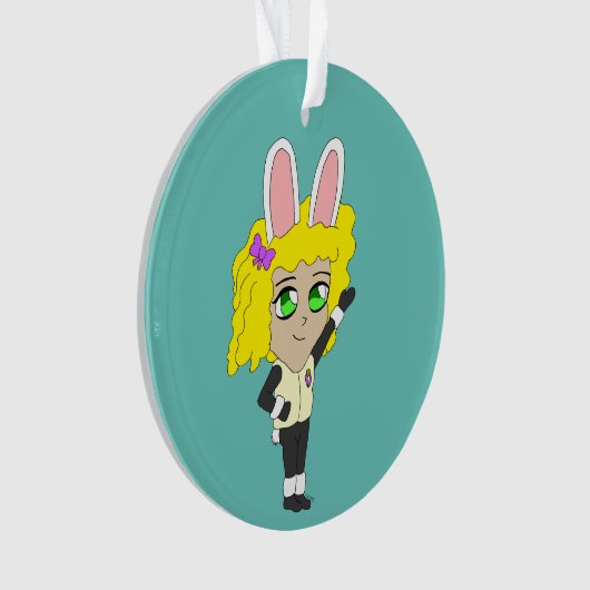 Chibi Bunnygirl Ornament (Vorderseite)
