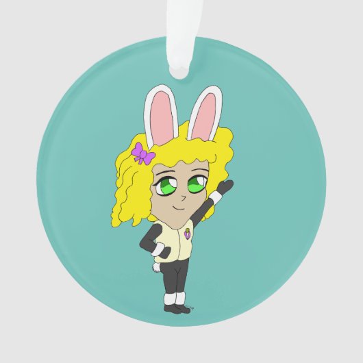 Chibi Bunnygirl Ornament (Vorderseite)