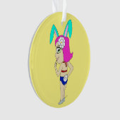 Chibi Bunnygirl Ornament (Vorderseite)