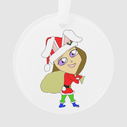 Chibi Bunnygirl Ornament (Vorderseite)