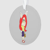 Chibi Bunnygirl Ornament (Vorderseite)