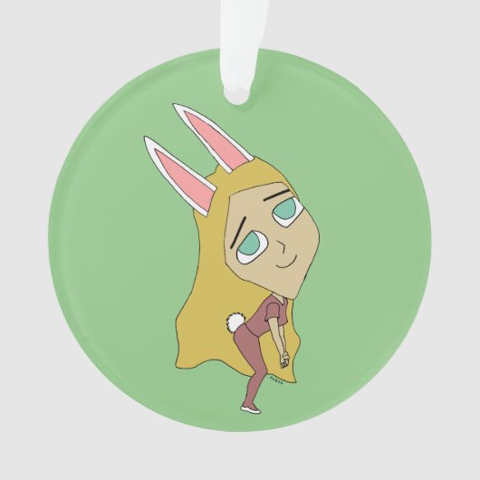 Chibi Bunnygirl Ornament (Vorderseite)