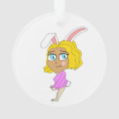 Chibi Bunnygirl Ornament (Rückseite)