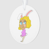 Chibi Bunnygirl Ornament (Vorderseite)
