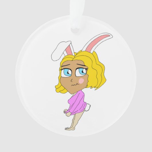 Chibi Bunnygirl Ornament (Vorderseite)
