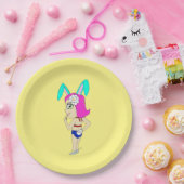 Chibi Bunnygirl Pappteller (Party)