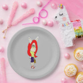 Chibi Bunnygirl Pappteller (Party)