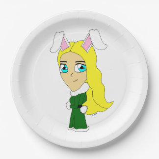 Chibi Bunnygirl Pappteller