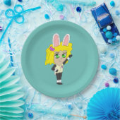 Chibi Bunnygirl Pappteller (Party)