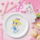 Chibi Bunnygirl Pappteller (Party)