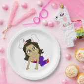 Chibi Bunnygirl Pappteller (Party)