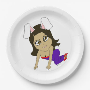 Chibi Bunnygirl Pappteller