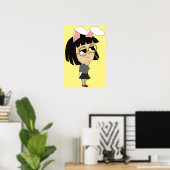 Chibi Bunnygirl Poster (Heimbüro)