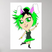 Chibi Bunnygirl Poster (Vorne)