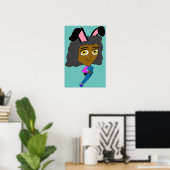 Chibi Bunnygirl Poster (Heimbüro)