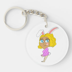 Chibi Bunnygirl Schlüsselanhänger
