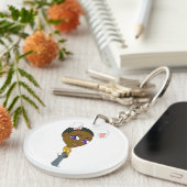 Chibi Bunnygirl Schlüsselanhänger (Vorderseite rechts)