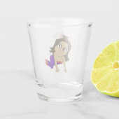 Chibi Bunnygirl Schnapsglas (Rückseite)