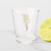 Chibi Bunnygirl Schnapsglas (Rückseite)