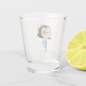 Chibi Bunnygirl Schnapsglas (Rückseite)