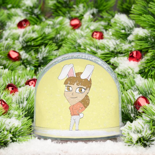 Chibi Bunnygirl Schneekugeln (Weihnachten)