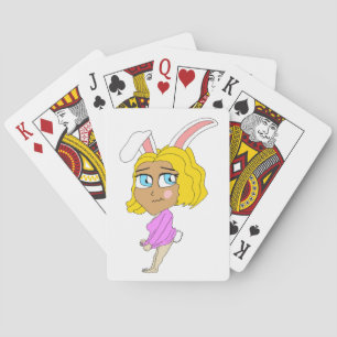 Chibi Bunnygirl Spielkarten