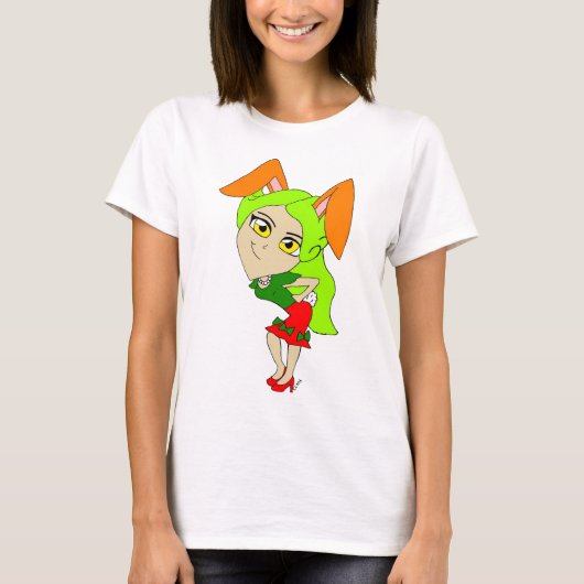 Chibi Bunnygirl T-Shirt (Vorderseite)