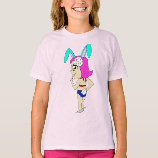 Chibi Bunnygirl T-Shirt (Vorderseite)