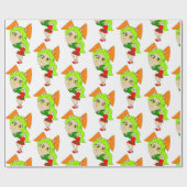 Chibi-Bunnygirl-Taste Geschenkpapier (Flach)