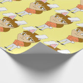 Chibi-Bunnygirl-Taste Geschenkpapier (Ecke)