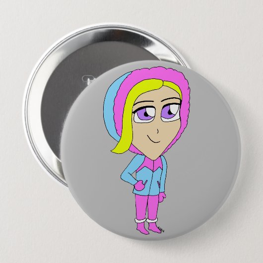 Chibi Button (Vorne & Hinten)