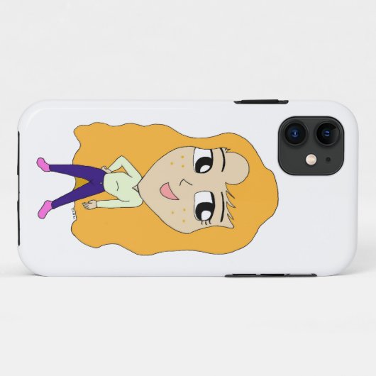 Chibi Case-Mate iPhone Hülle (Rückseite (Horizontal))