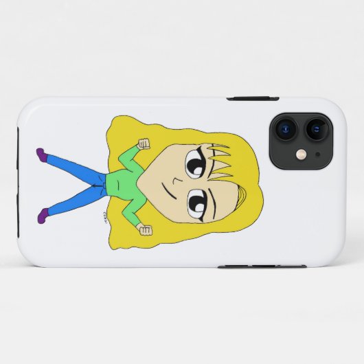 Chibi Case-Mate iPhone Hülle (Rückseite (Horizontal))