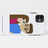 Chibi Case-Mate iPhone Hülle (Rückseite (Horizontal))