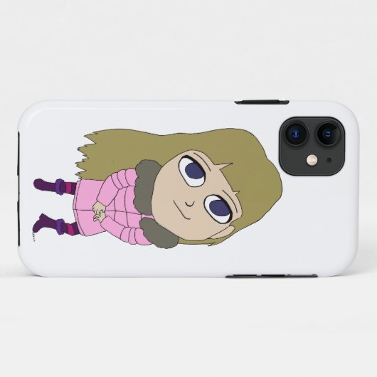 Chibi Case-Mate iPhone Hülle (Rückseite (Horizontal))