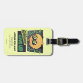 Chibi Cat Noir geben nie auf Gepäckanhänger (Vorderseite horizontal)